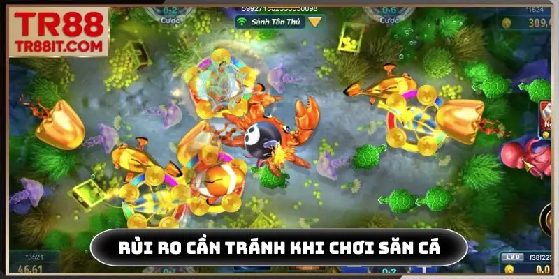 Rủi ro cần tránh khi chơi săn cá đổi thưởng